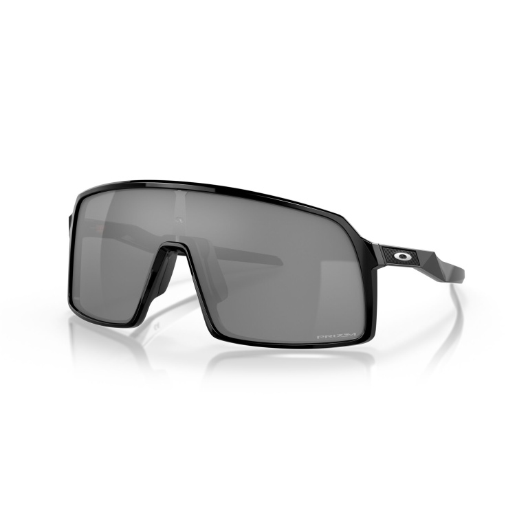 Oakley Sutro Sunglasses (Lens Colour: Prizm Black) glossy black - 1 pair of glasses with hard case